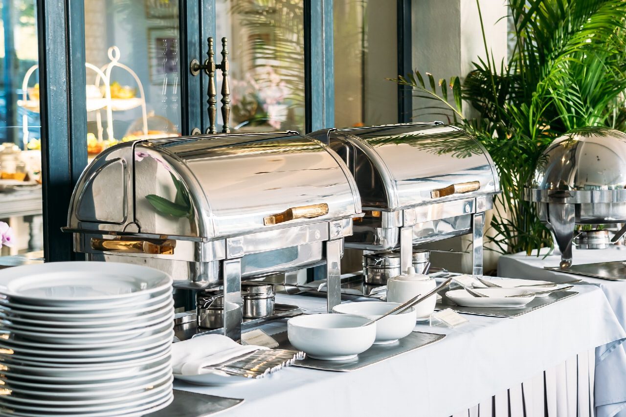 Catering-Buffet in einem Restaurant