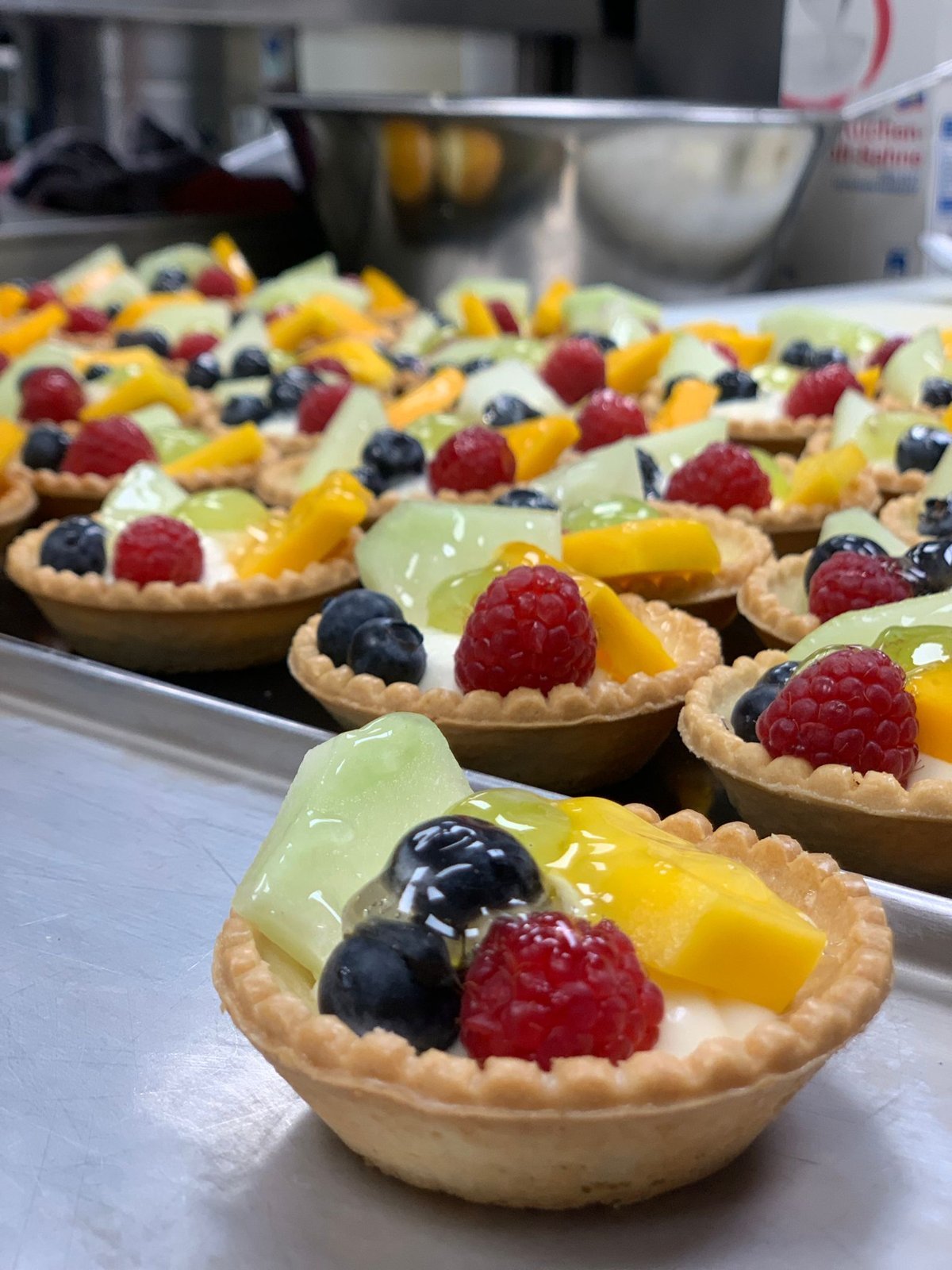 Obsttörtchen mit ital.Creme